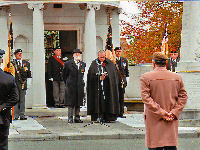 The service in progress