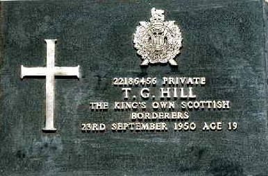T G Hill Grave, UN Cemetery, Korea